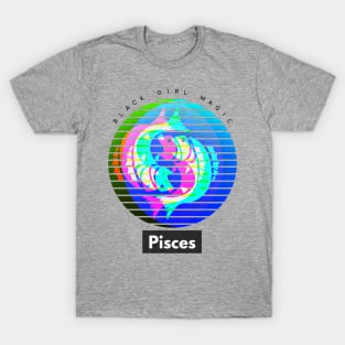 Pisces Black Girl Magic (zodiac sign) T-Shirt